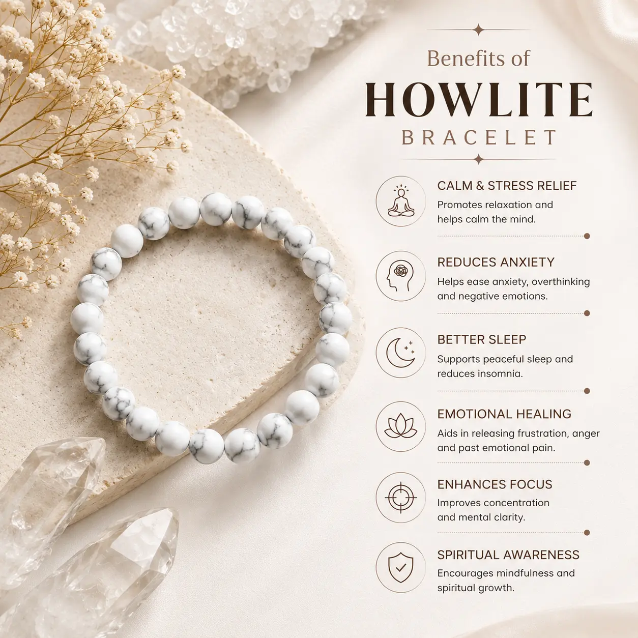 Howlite Bracelet