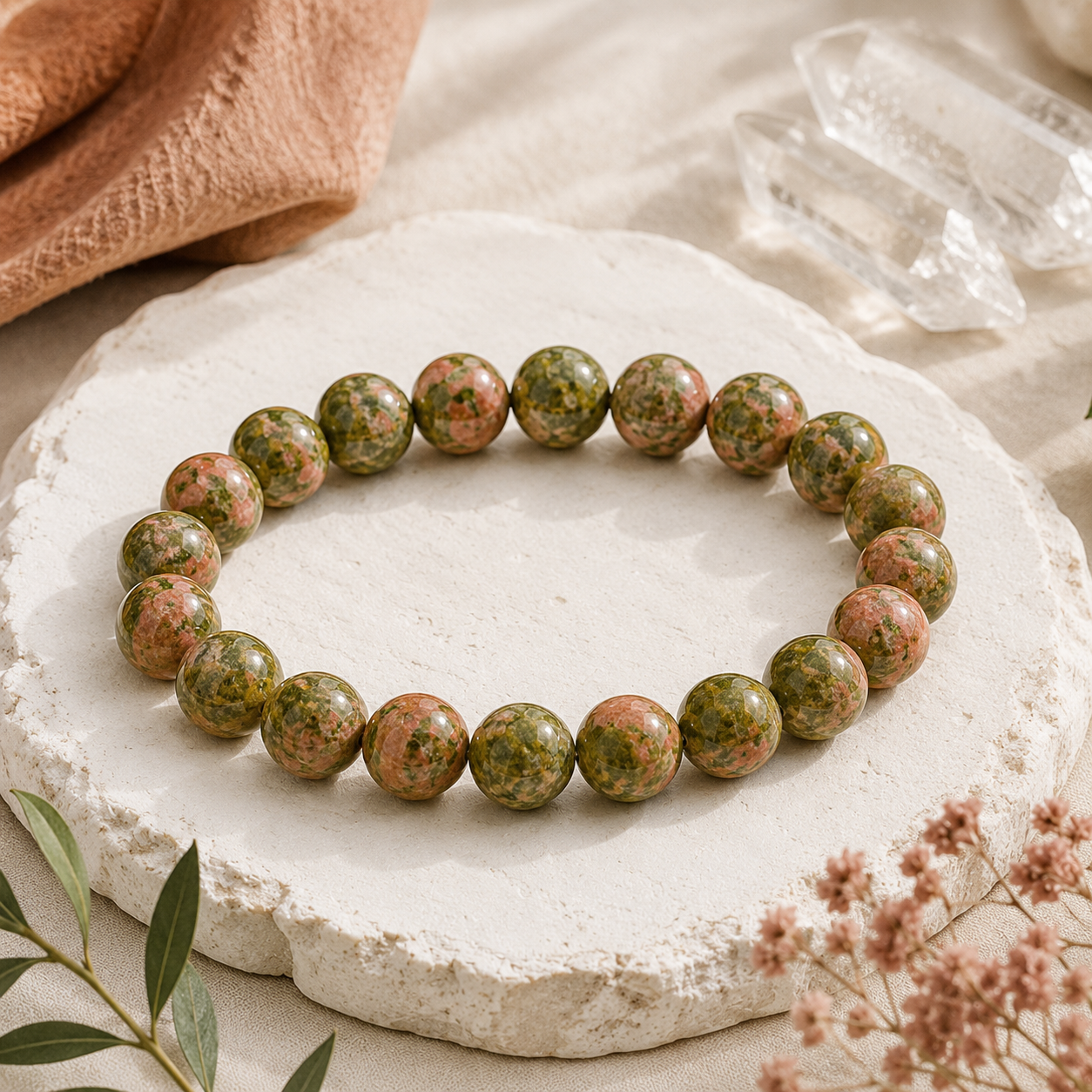 Unakite Bracelet