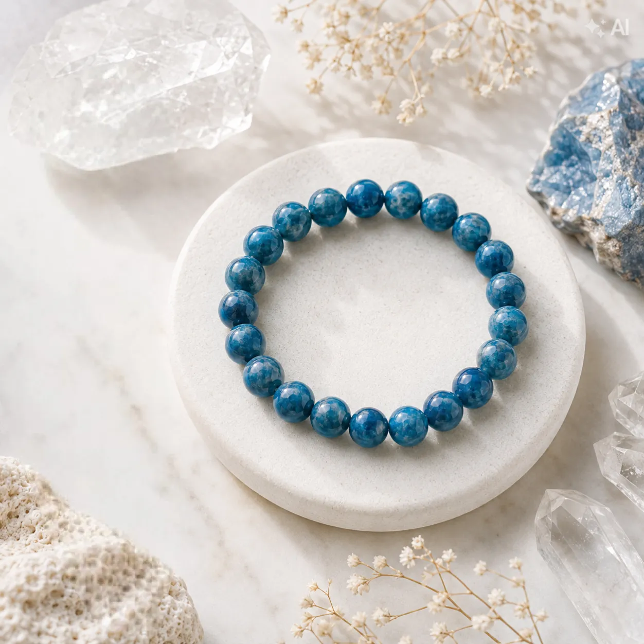 Blue Apatite Bracelet