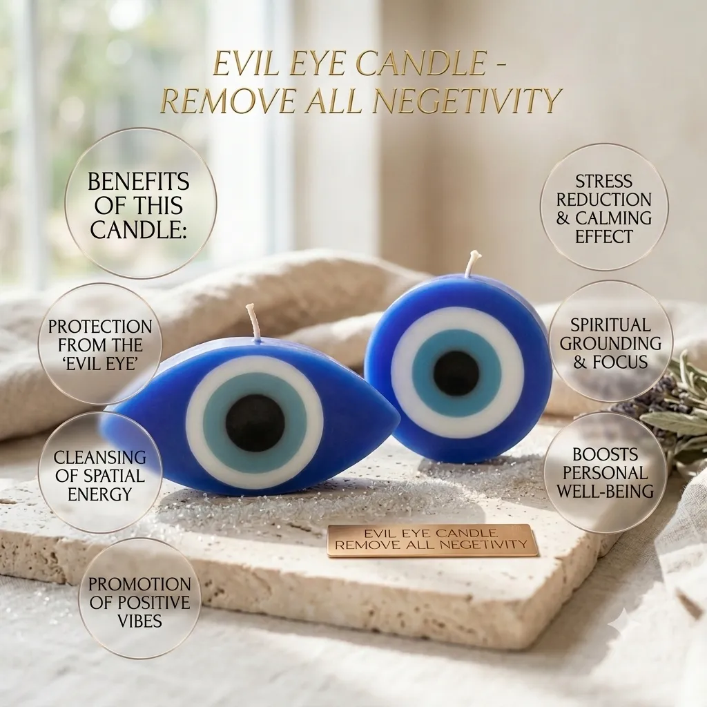 Evil Eye Candle