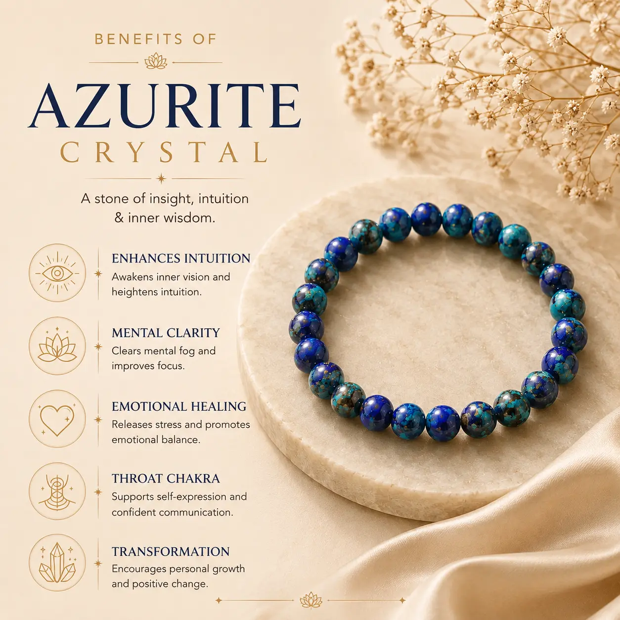 Azurite Bracelet