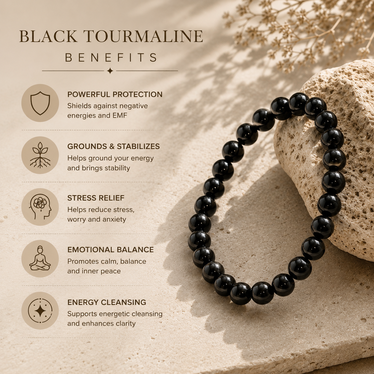 Black Tourmaline Bracelet