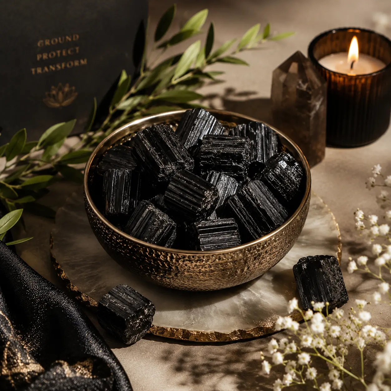 Black Tourmaline Raw Stone