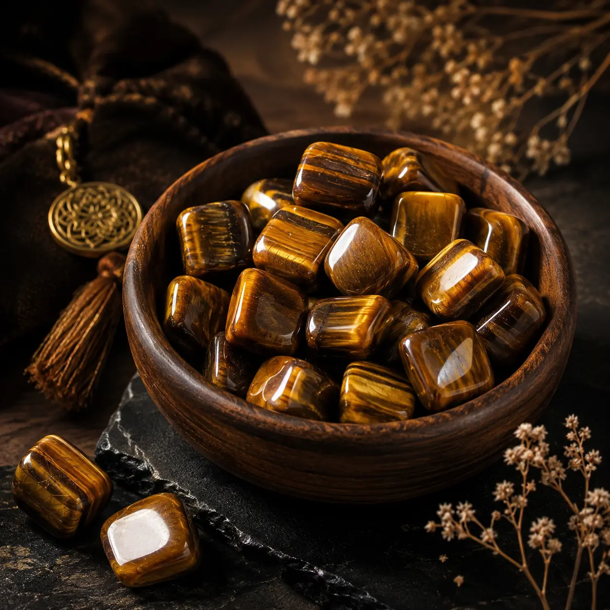 Tiger Eye Raw Stones