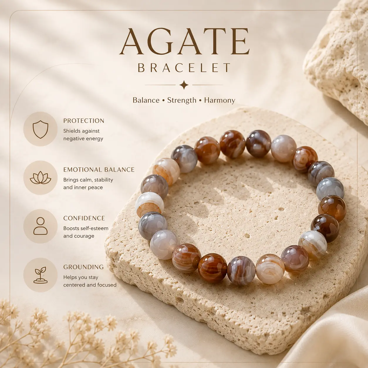 Agate Bracelet