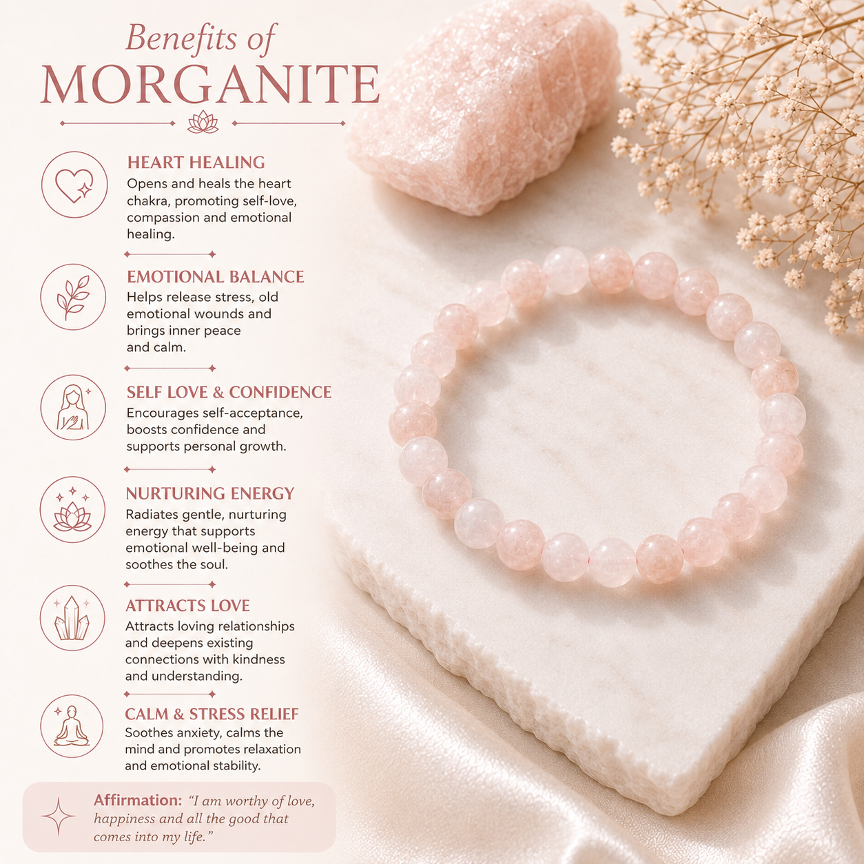 Morganite Bracelet