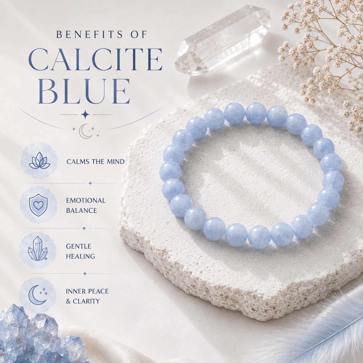 Calcite Blue Bracelet