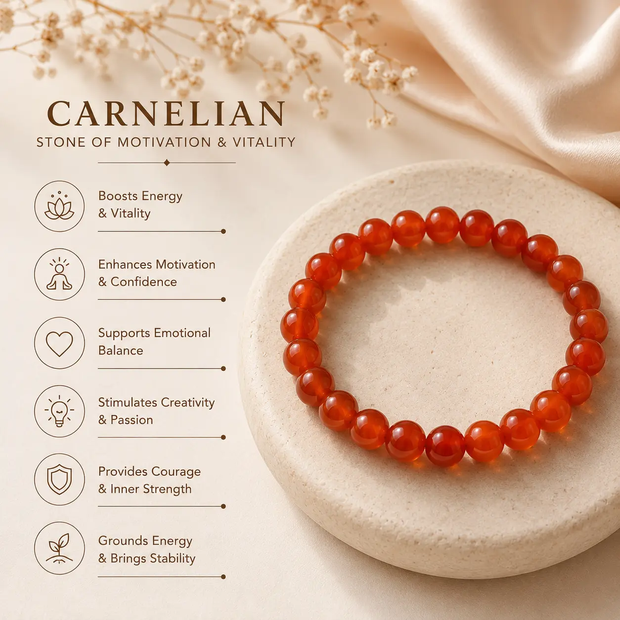 Carnelian Bracelet