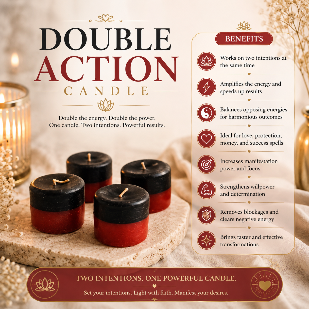 Double Action Candle