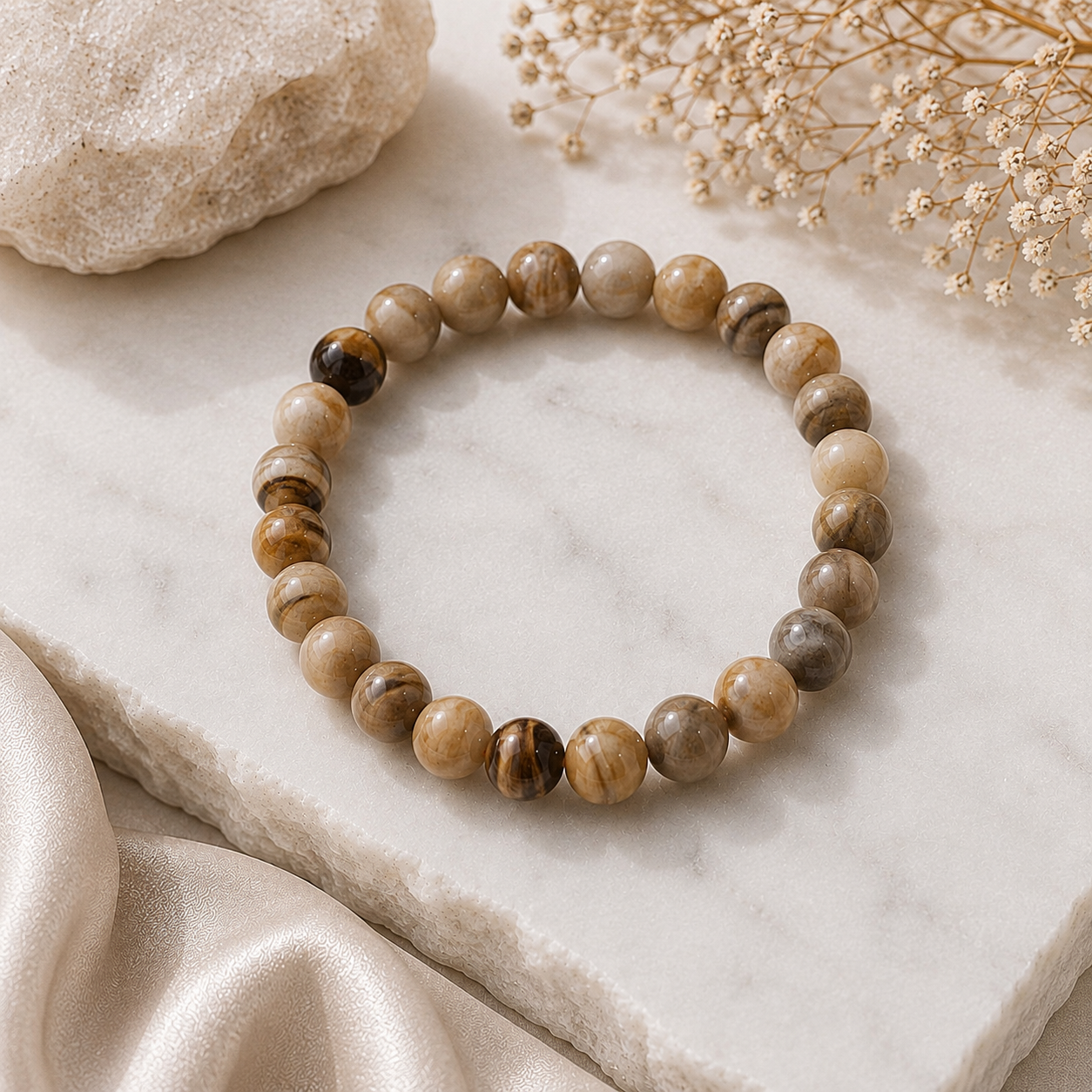 Petrified Wood Bracelet