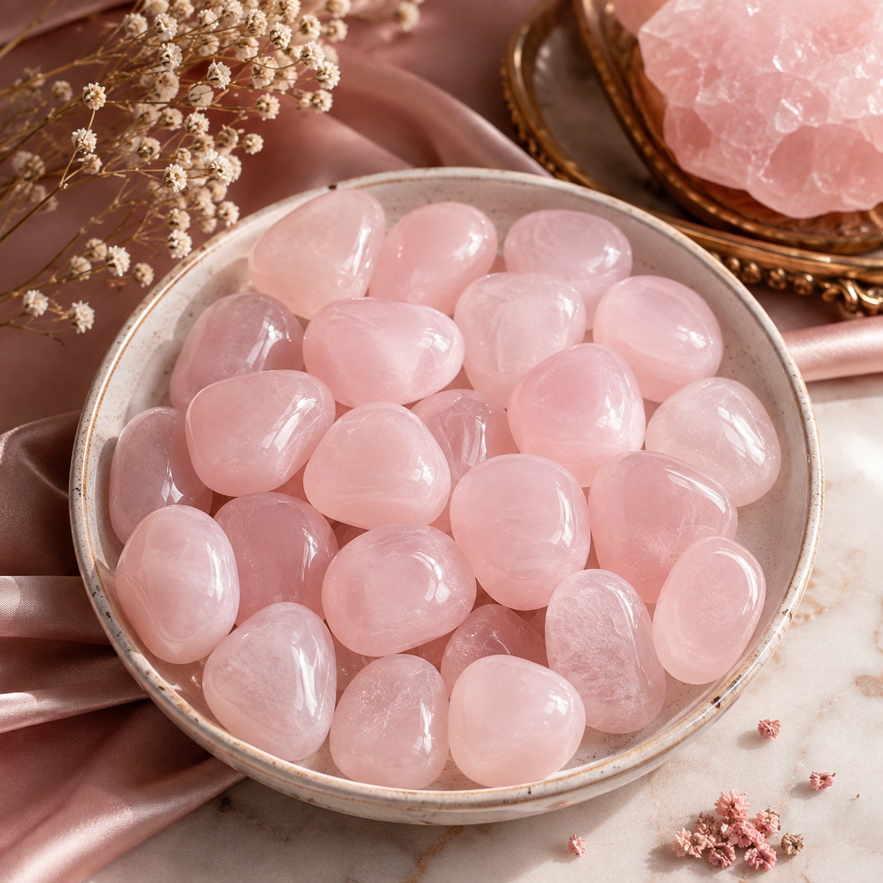 Rose Quartz Raw Stones