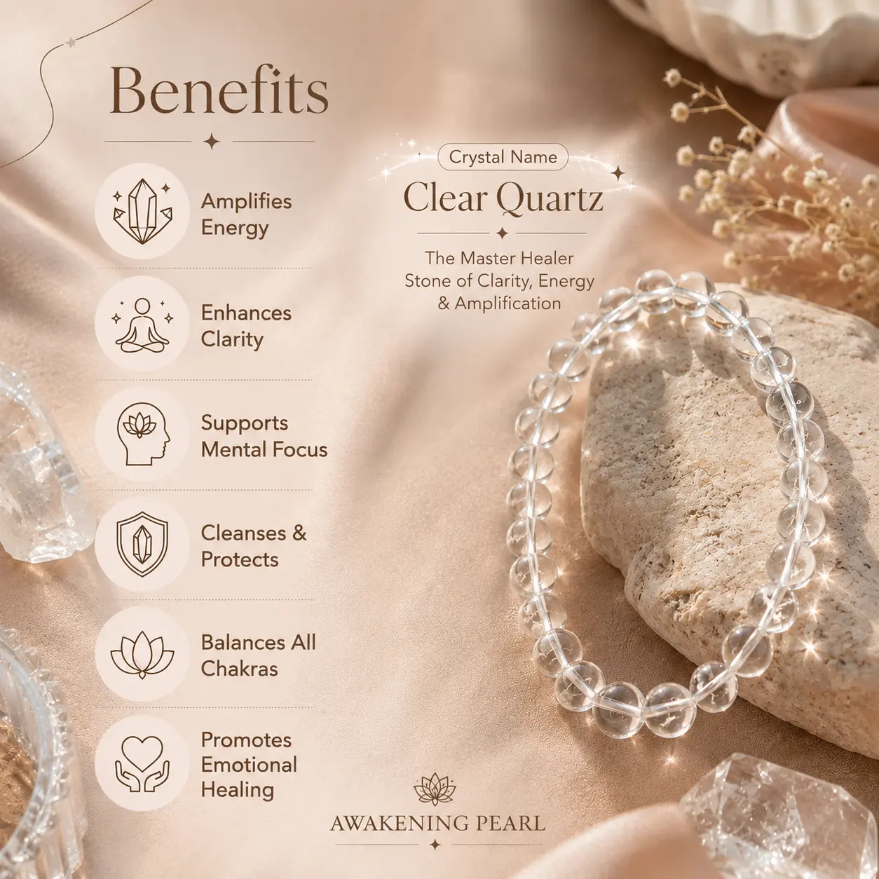 Clear Quartz Bracelet