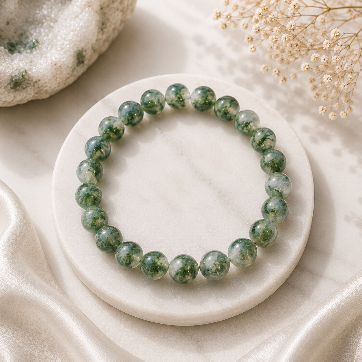 Moss Agate Bracelet