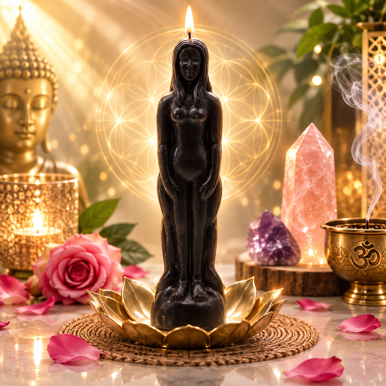 Female Figure Candle