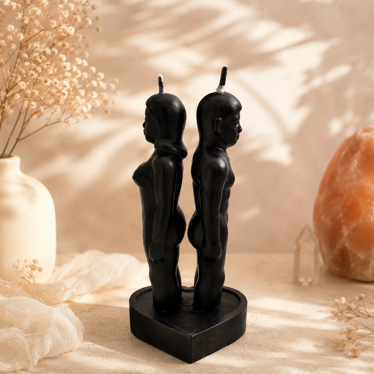 Cord Cutting Candle (Black)