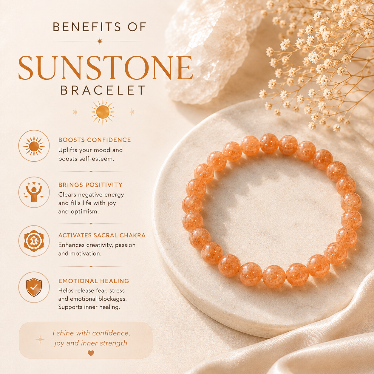Sunstone Bracelet