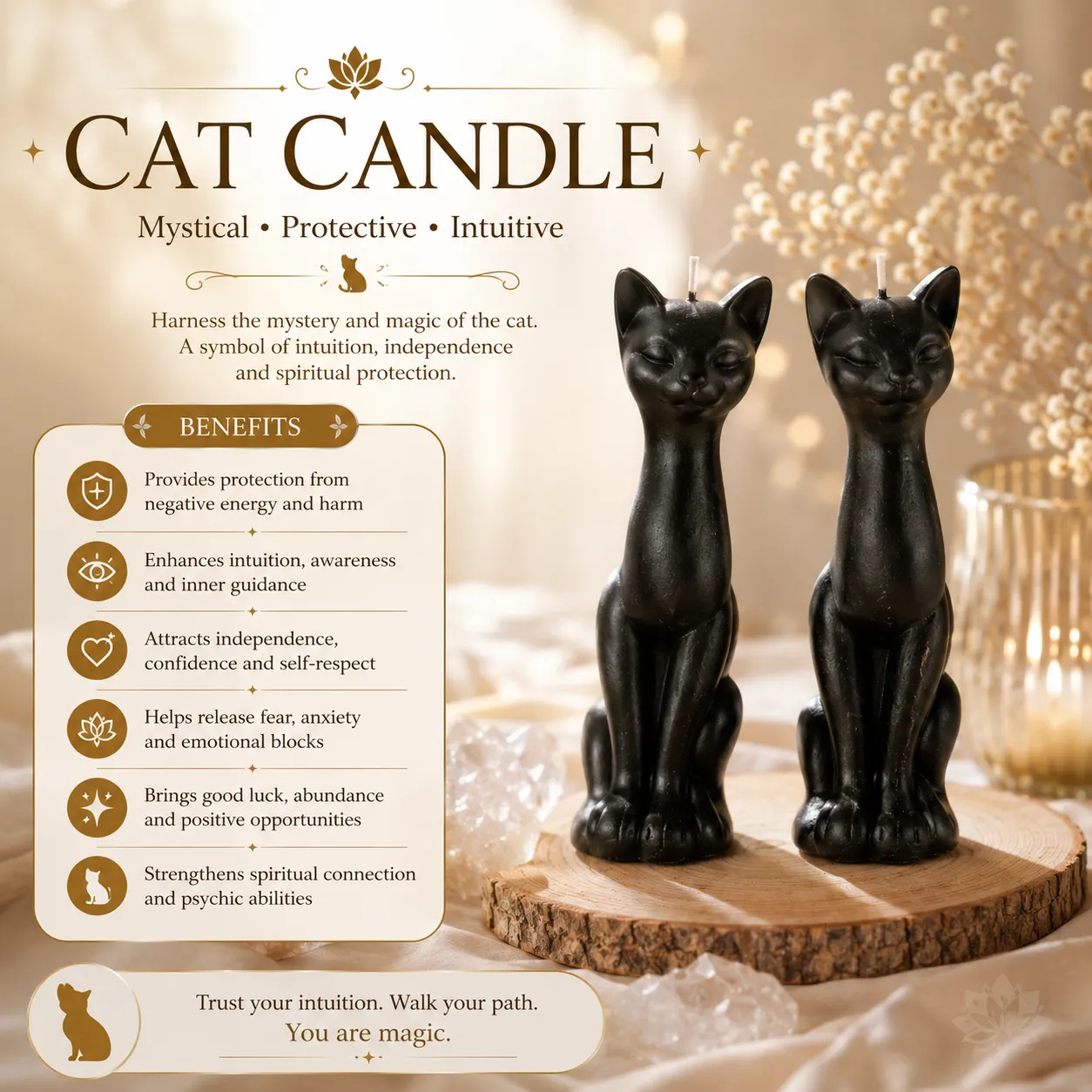 Cat Candle