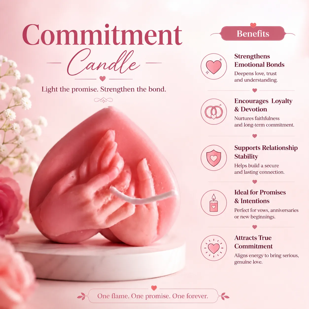 Commitment Candle (Pink)