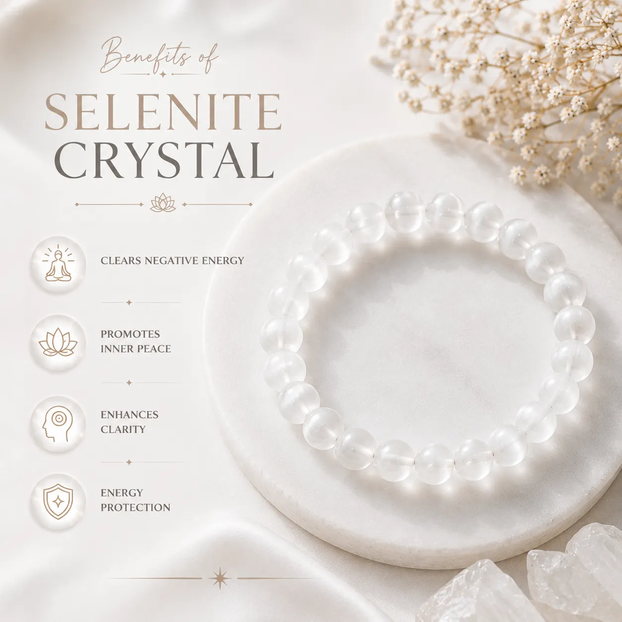 Selenite Bracelet